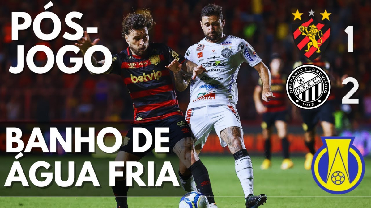 SPORT 1X2 OPERÁRIO – LEÃO PERDE PARA O FANTASMA DIANTE DA ILHA LOTADA