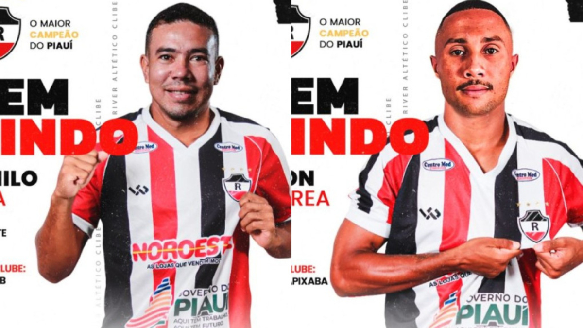 River-PI anuncia contratações de Danillo Bala e Erlon Correa para o Piauiense 2025