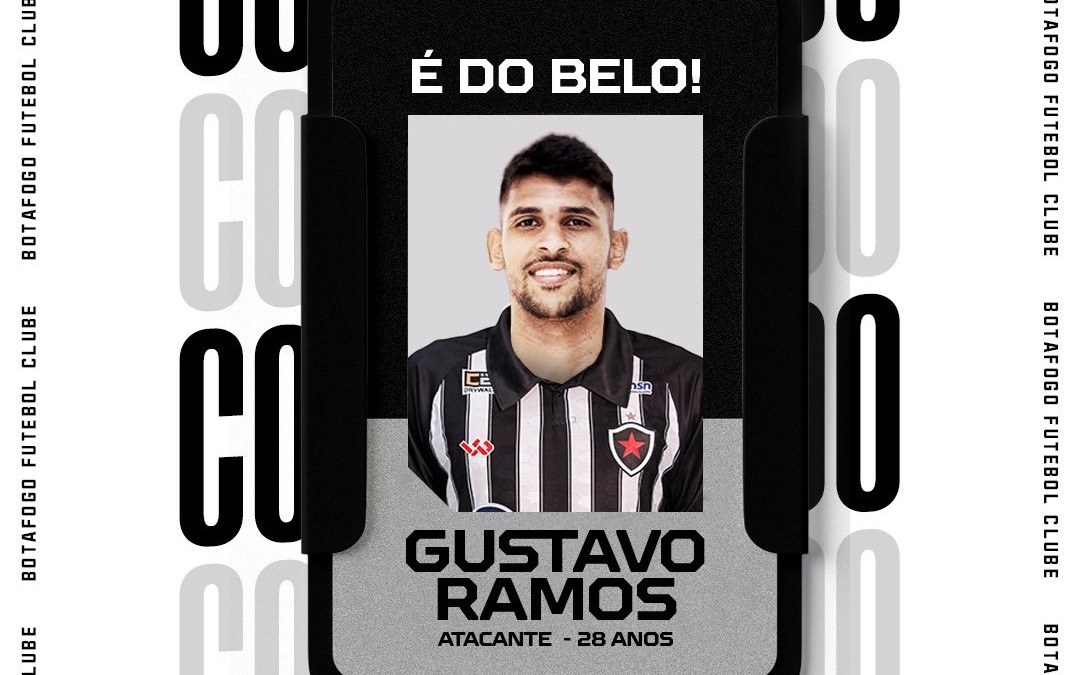 Botafogo-PB contrata atacante Gustavo Ramos, ex-América-RN