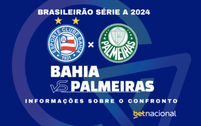 Bahia x Palmeiras onde assistir, horário, escalações e palpites