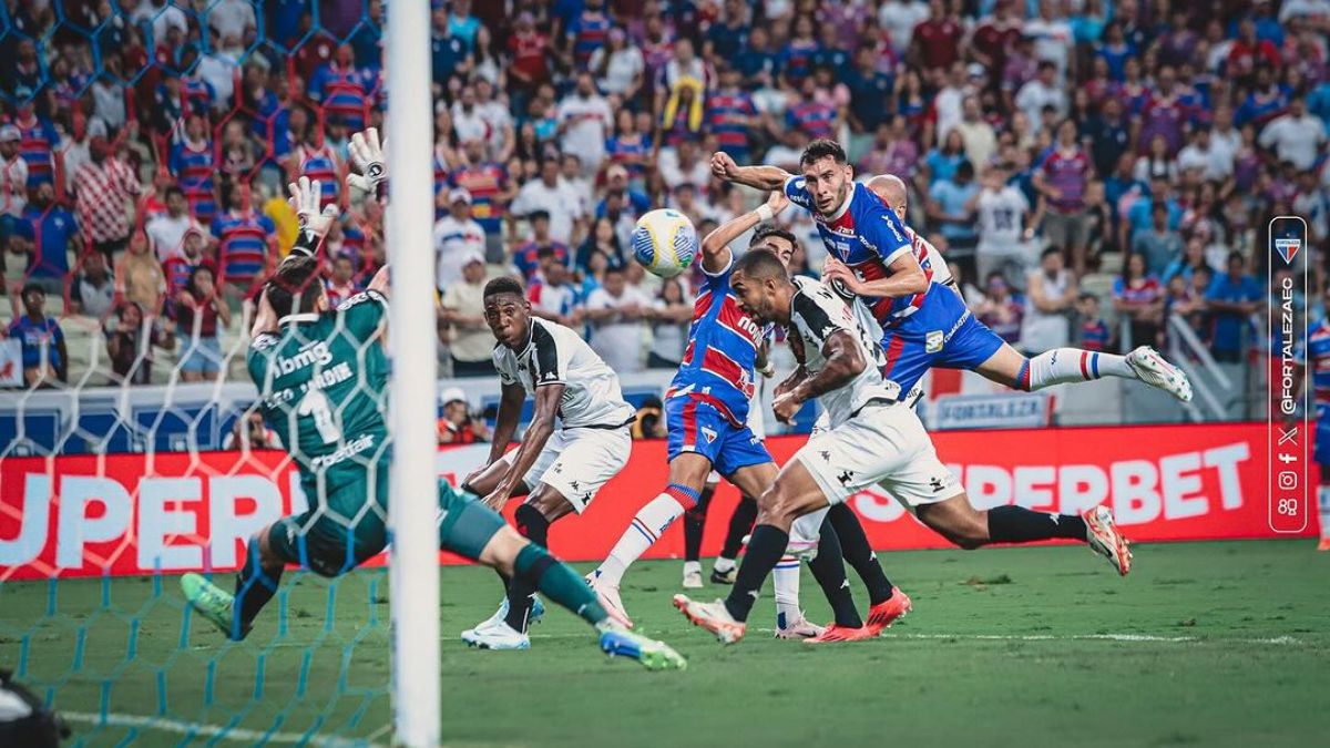 Fortaleza vence o Vasco, garante vaga na Libertadores 2025 e diminui distância para o líder Botafogo