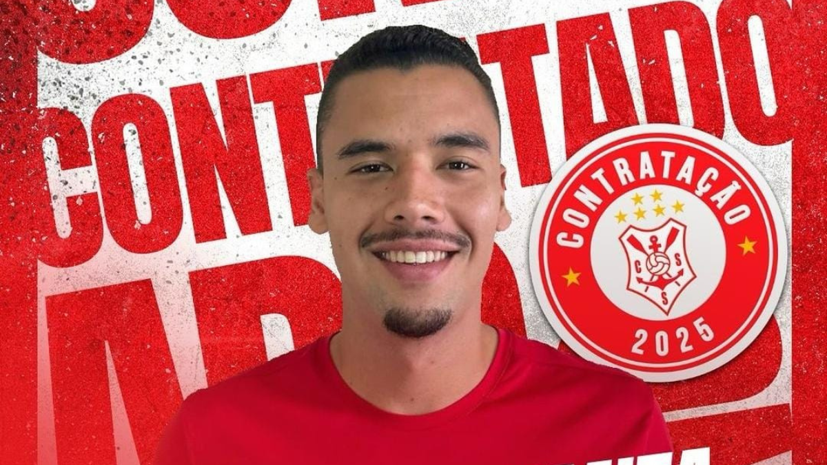 Sergipe anuncia a contratação do volante Vinícius Tsumita, ex-Criciúma