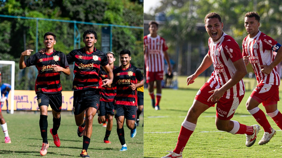 Sport e Náutico se enfrentarão nas quartas Copa Atlântico sub-19; confira os confrontos do mata-mata