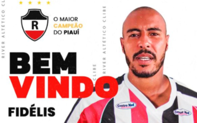 River-PI anuncia a contratação do volante Fidélis, ex-ASA