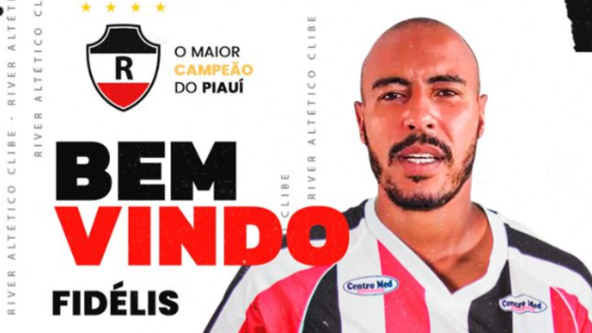 River-PI anuncia a contratação do volante Fidélis, ex-ASA