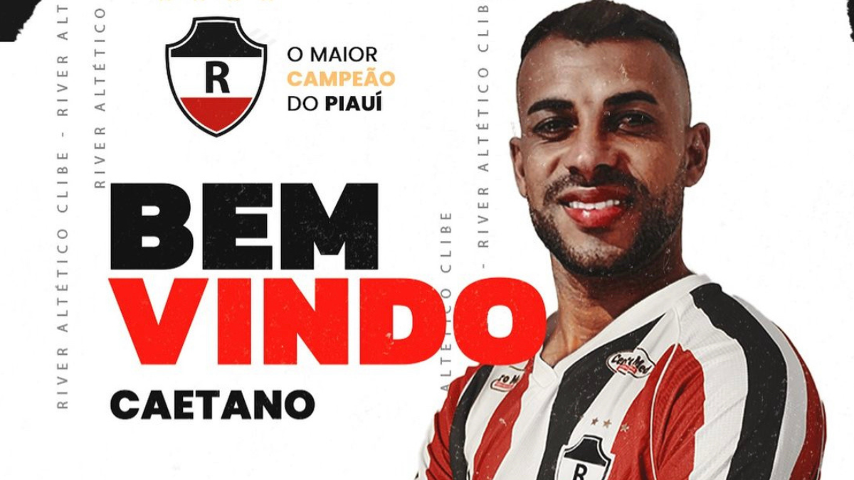 River-PI anuncia chegada do lateral-esquerdo Caetano, ex-Belo Jardim e Petrolina