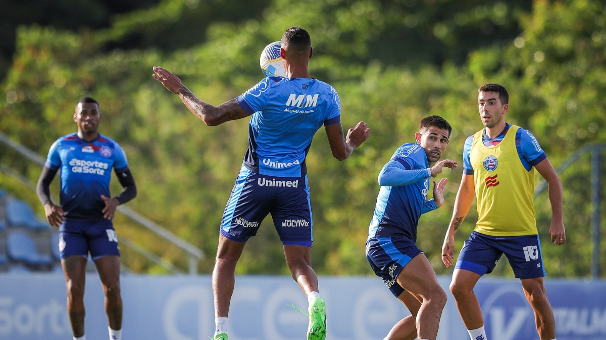 Ajustes defensivos marcam segundo treino do Bahia de olho no São Paulo