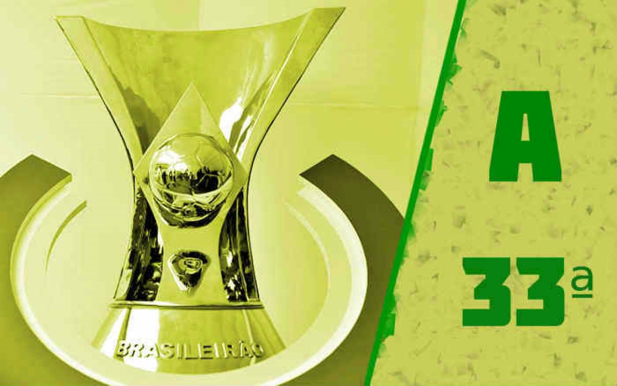 A classificação da Série A de 2024 após a 33ª rodada; Laion pega vaga na Libertadores