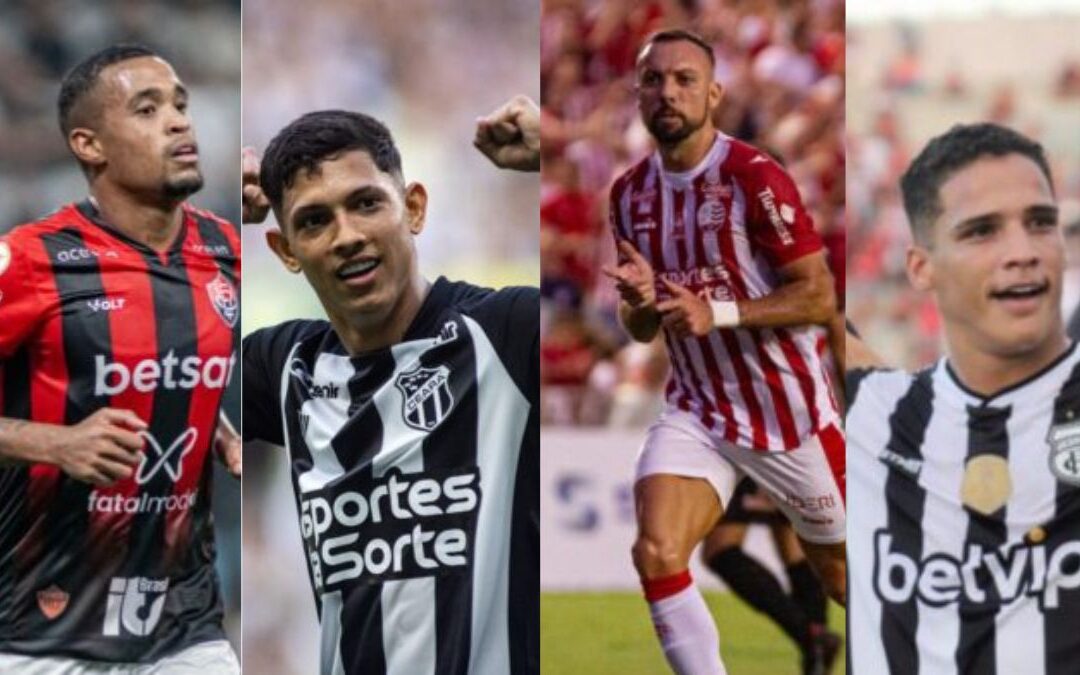Nordeste pode ter o artilheiro das quatro divisões do Campeonato Brasileiro no mesmo ano pela 2ª vez