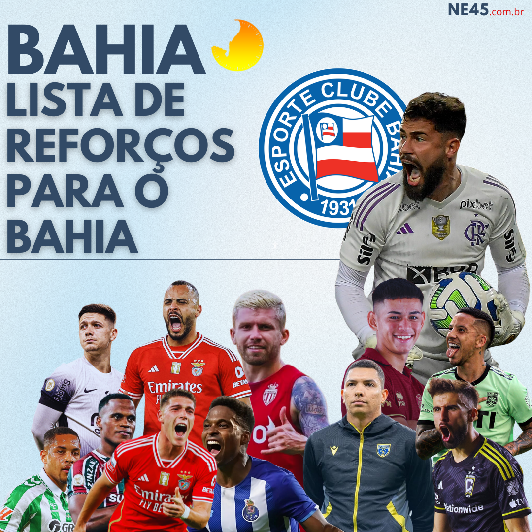 BAHIA: A LISTA DE INDICAÇÕES DE REFORÇOS DE KAUÊ DINIZ PARA A TEMPORADA 2025