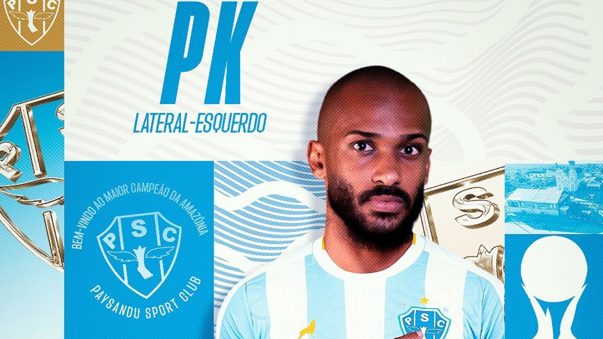 Paysandu anuncia o lateral PK, do Vitória