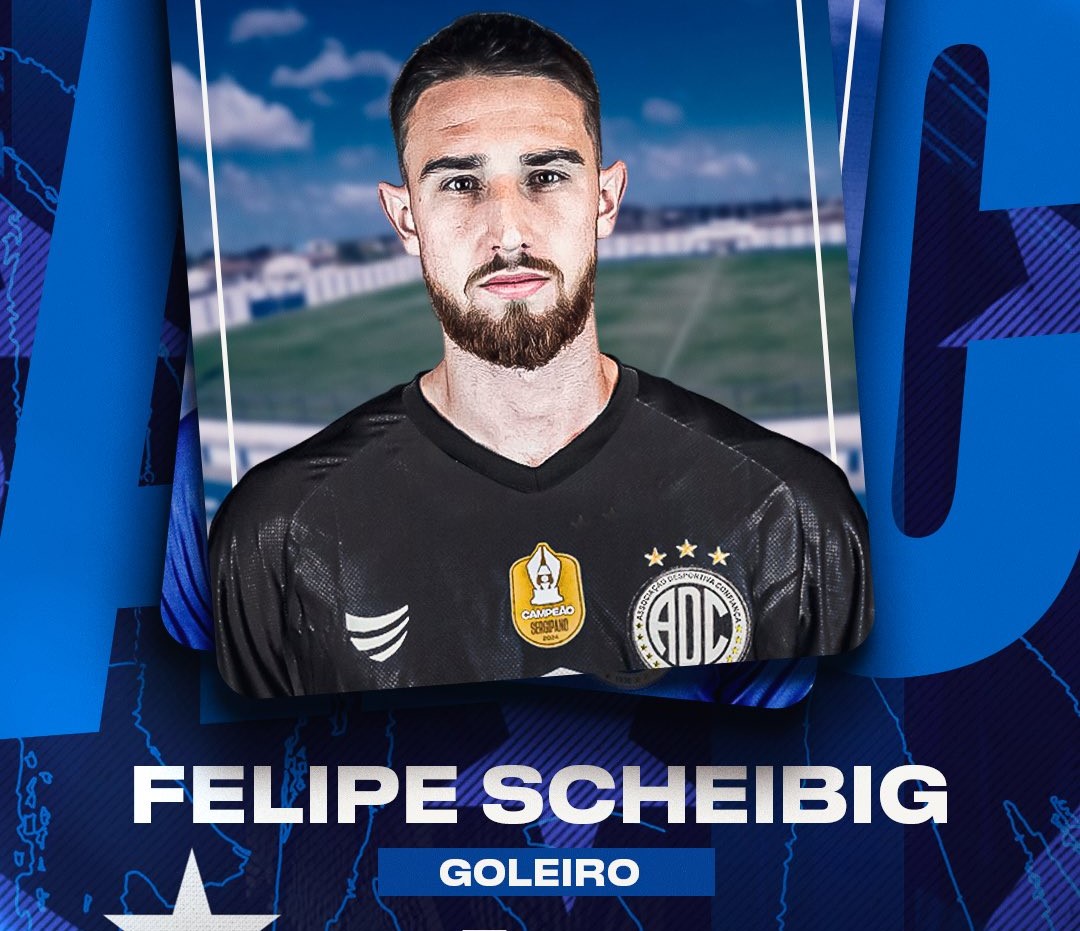 Confiança contrata o goleiro Felipe Scheibig, que estava no Grêmio