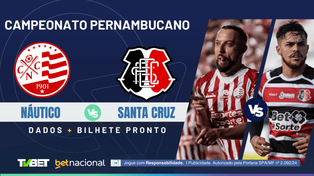 Náutico x Santa Cruz: tempo real, onde assistir, horário, escalações e palpites