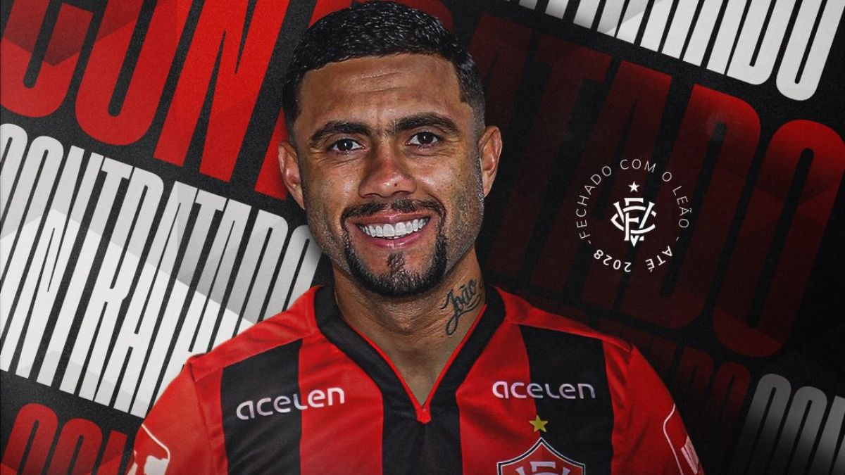 Vitória anuncia o atacante Wellington Rato com contrato até 2027