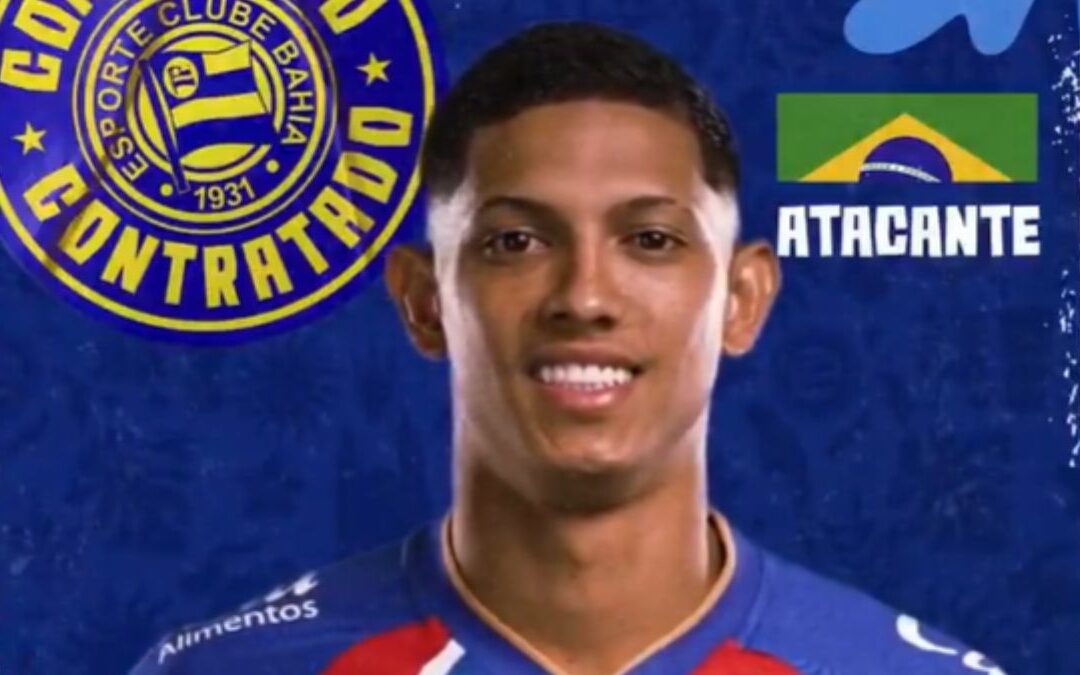 Bahia anuncia a contratação do atacante Erick Pulga, ex-Ceará