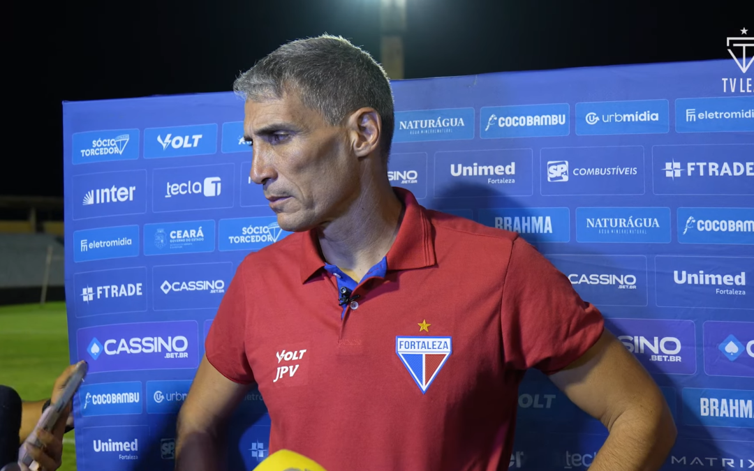 Vojvoda reconhece saldo negativo em derrota do Fortaleza para o Altos e assume que time não se adaptou ao gramado