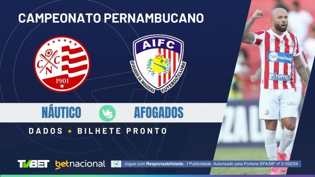 Náutico x Afogados: tempo real, onde assistir, horário, escalações e palpites