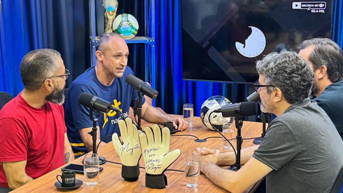 Magrão fala sobre temporada do Sport em 2026 e destaca chegada do treinador Roger: "Conhece o clube" 2 Magrão, ex-goleiro e ídolo do Sport, em entrevista exclusiva ao Podcast45