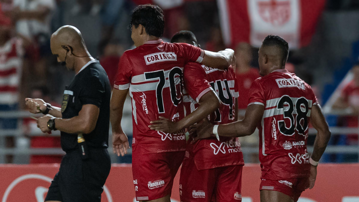 CRB goleia Sousa e conquista primeiro triunfo na Copa do Nordeste