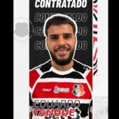 Eduardo Tanque, novo atacante do Santa Cruz