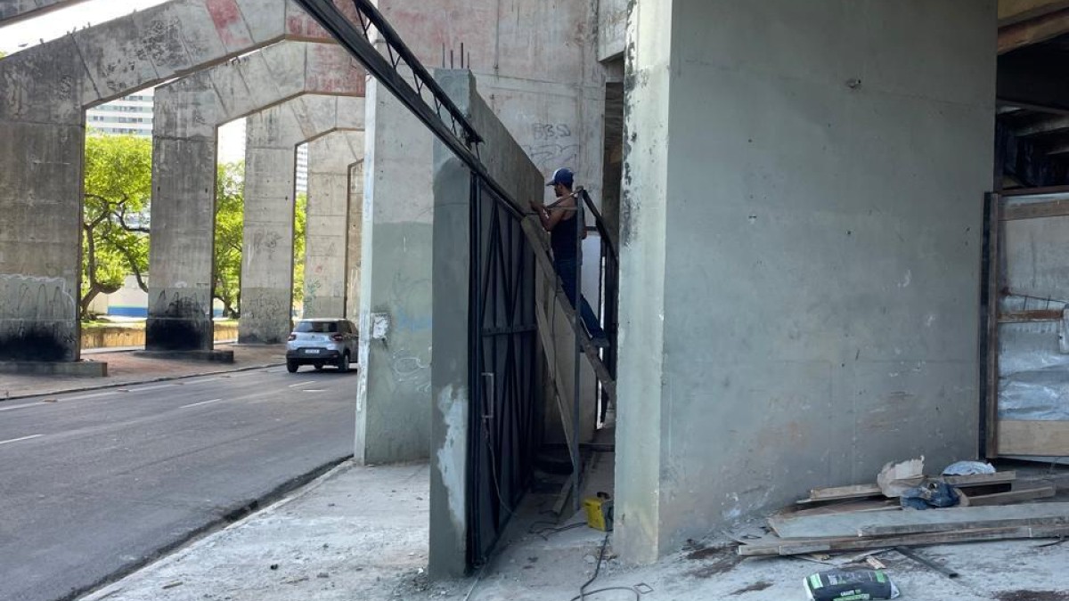 Santa Cruz realiza obras no estádio do Arruda com apoio da SAF