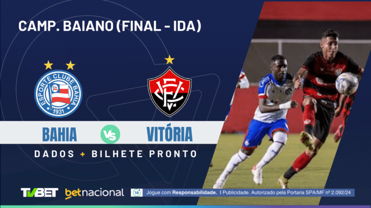 Bahia x Vitória: tempo real, onde assistir, horário, escalações e palpites