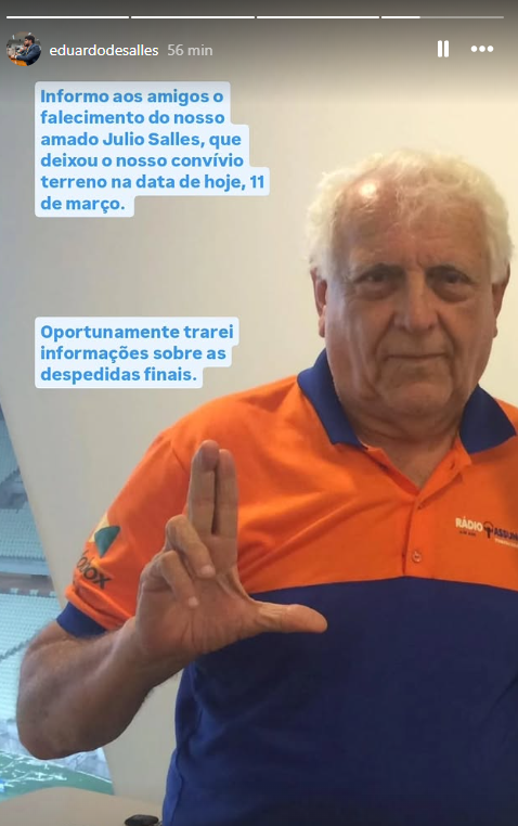 Ícone da rádio cearense, Júlio Salles morre aos 83 anos 1 Júlio Salles - Radialista