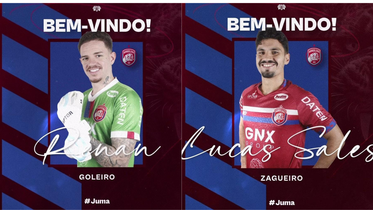 Barcelona de Ilhéus anuncia o goleiro Renan, ex-Náutico e o zagueiro Lucas Sales, ex-Bahia