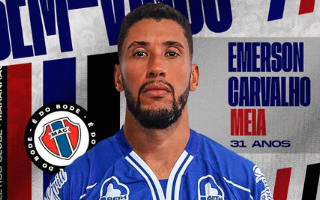 Maranhão anuncia a contratação do meia Emerson Carvalho, ex-Treze, Campinense e Atletico-PI