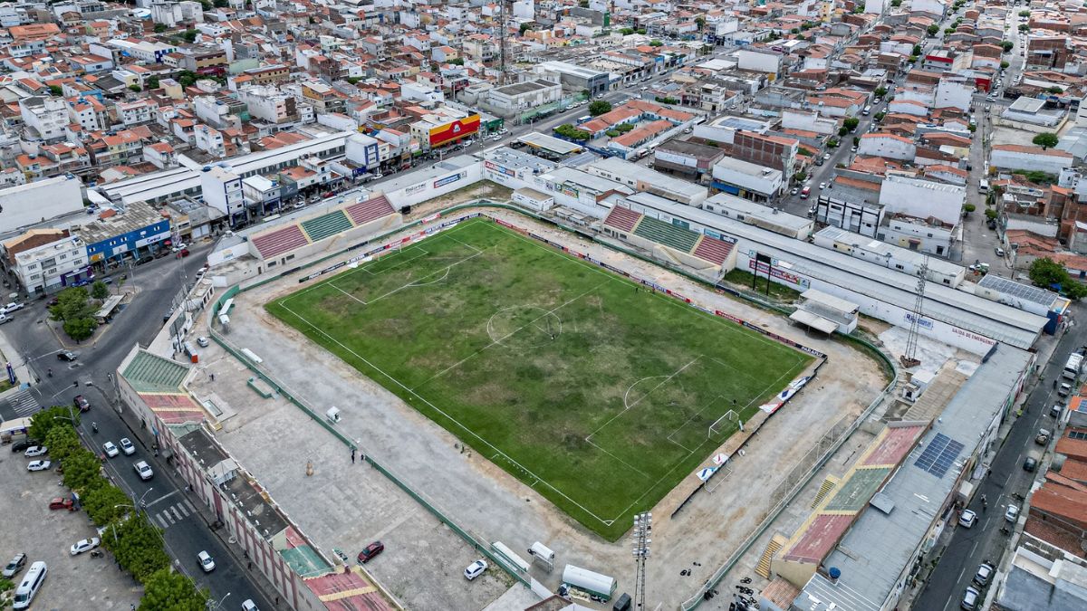 Estádio Adauto Morais, casa da Juazeirense - foto tirada em 2025 - Palco de jogos da Copa do Nordeste