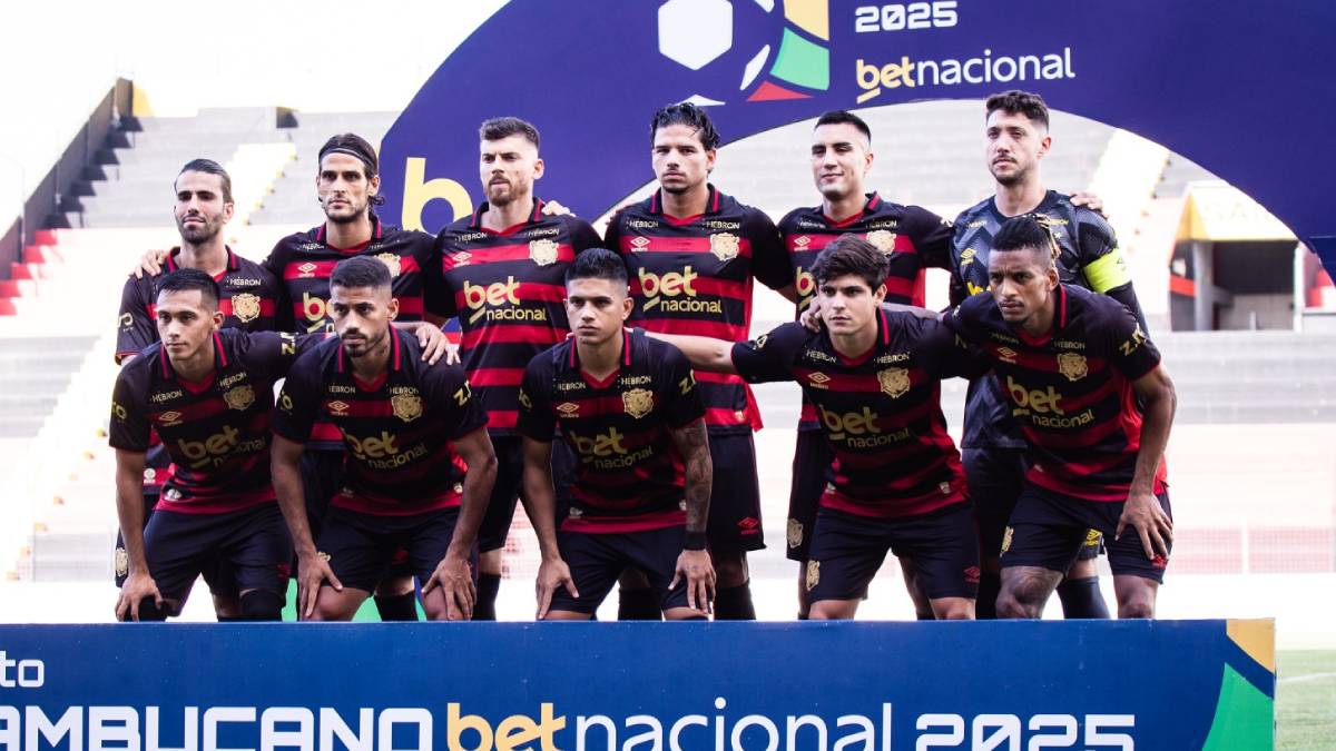 Elenco do Sport - Foto: Paulo Paiva/SCR
