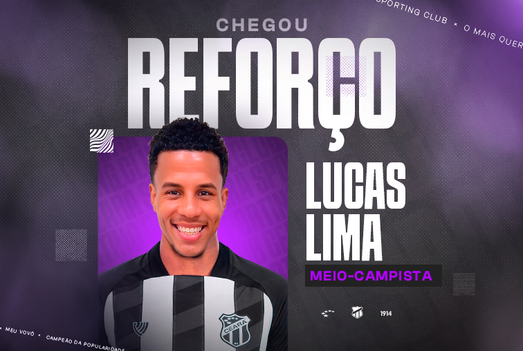 Ceará anuncia contratação do volante Lucas Lima, ex-CRB