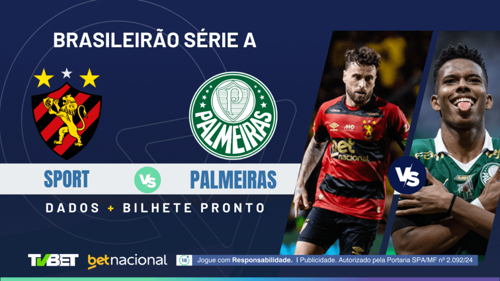 Sport x Palmeiras: tempo real, onde assistir, horário, escalações e palpites