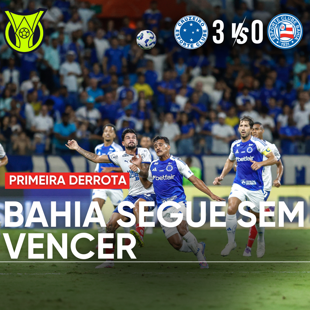 PÓS-JOGO – SÉRIE A – CRUZEIRO 3 X 0 BAHIA – 45 MINUTOS