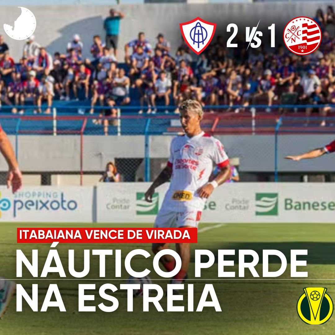 PÓS-JOGO – SÉRIE C – ITABAIANA 2 X 1 NÁUTICO – 45 MINUTOS