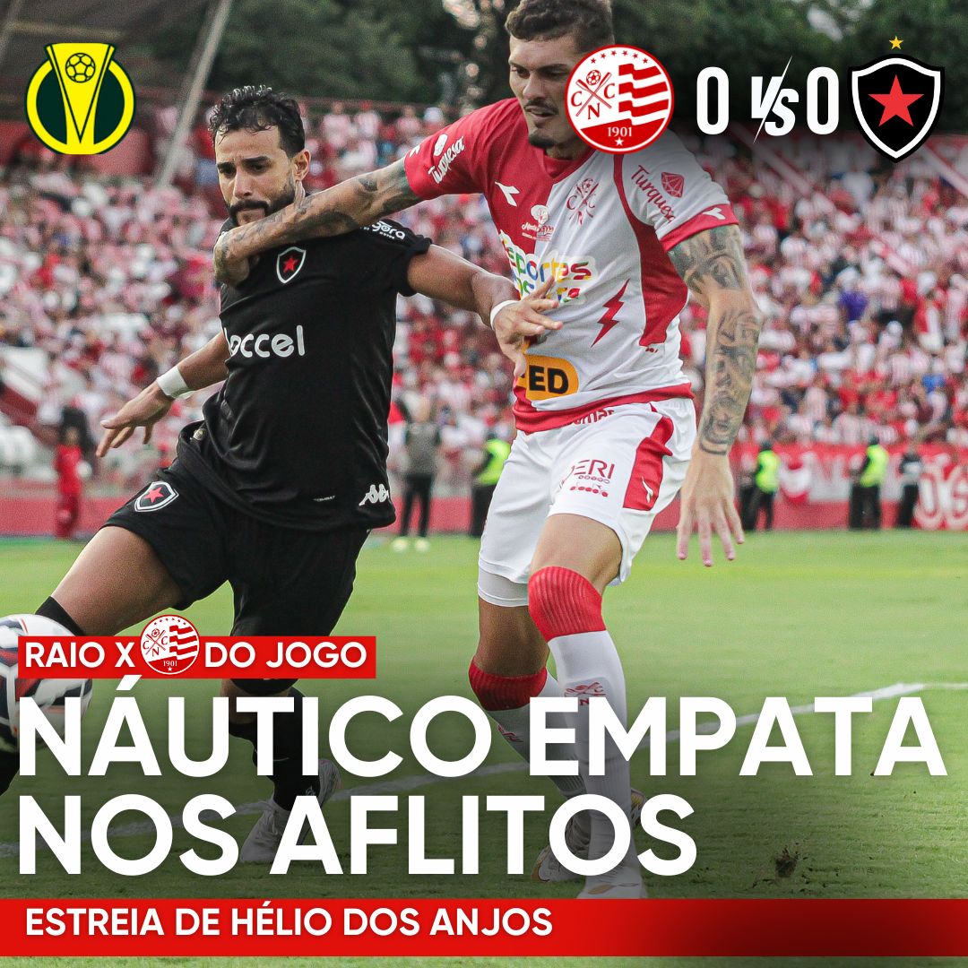 PÓS-JOGO – SÉRIE C – NÁUTICO 0 X 0 BOTAFOGO/PB – 45 MINUTOS