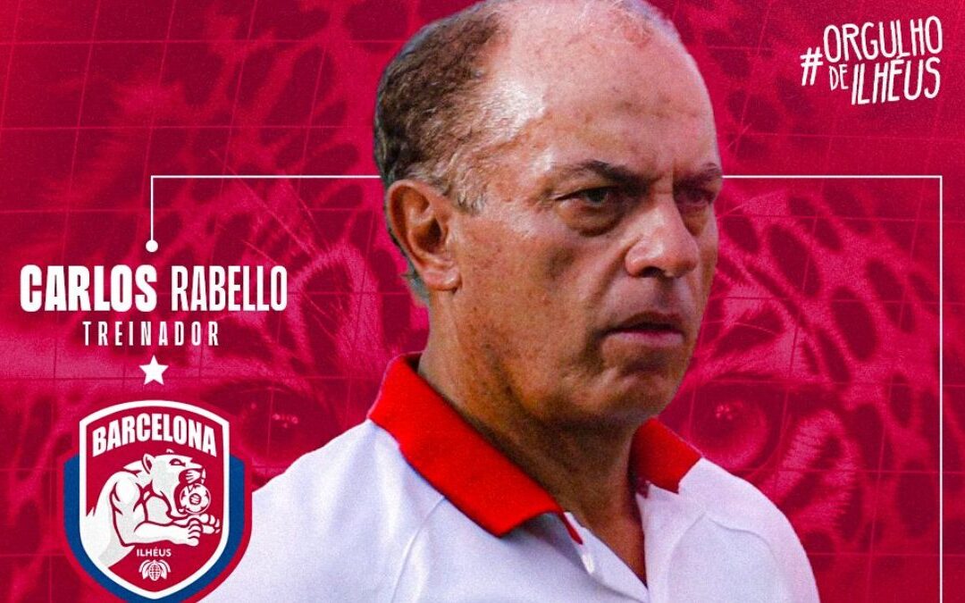 Barcelona de Ilhéus anuncia o técnico Carlos Rabello para sequência da Série D