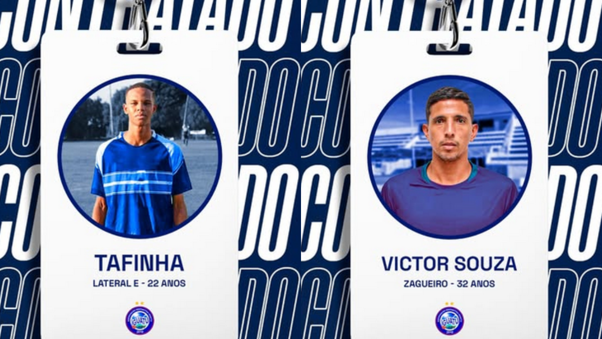 Iguatu anuncia as chegadas do lateral-esquerdo Tafinha e do zagueiro Victor Souza para a disputa da Série D