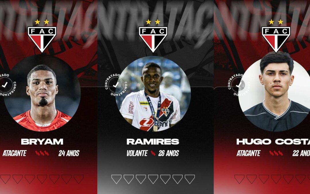 Ferroviário anuncia trio de reforços para a Série D