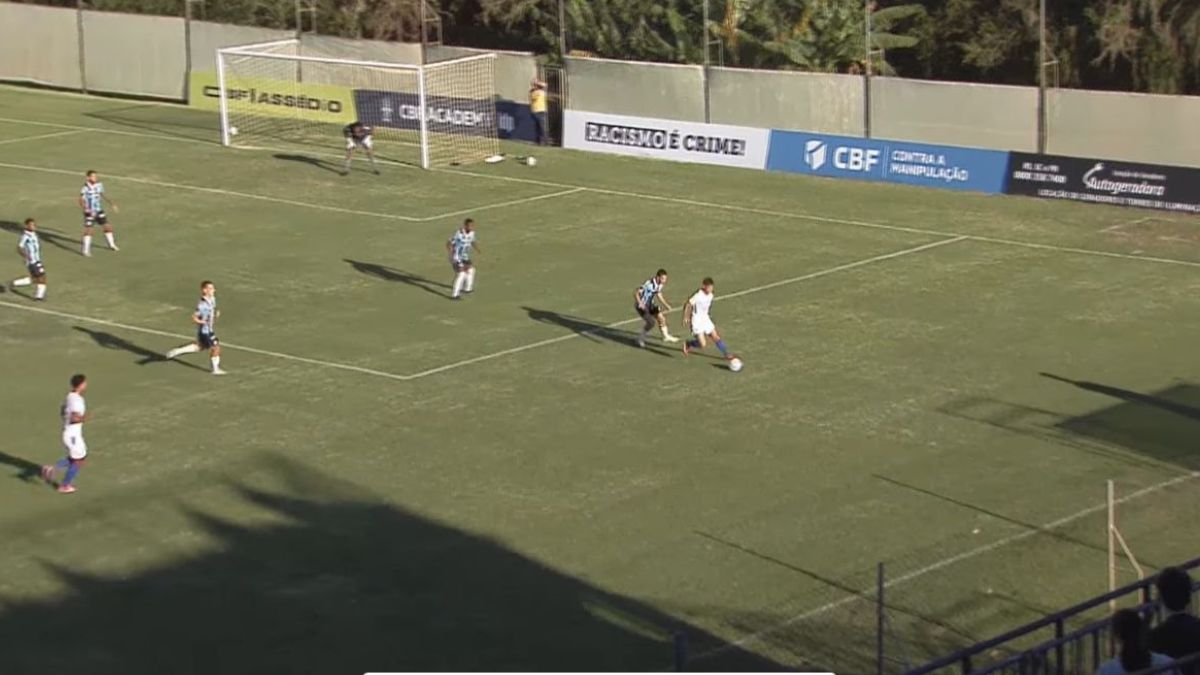 Fortaleza sofre gols no segundo tempo e é derrotado pelo Grêmio no Brasileiro Sub-20