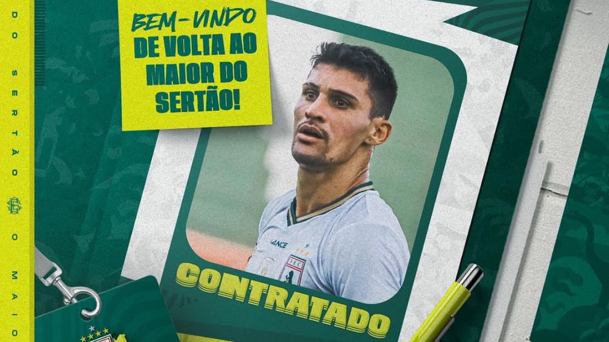 Sousa anuncia o retorno do volante Emersonn Bastos, que estava no CSE