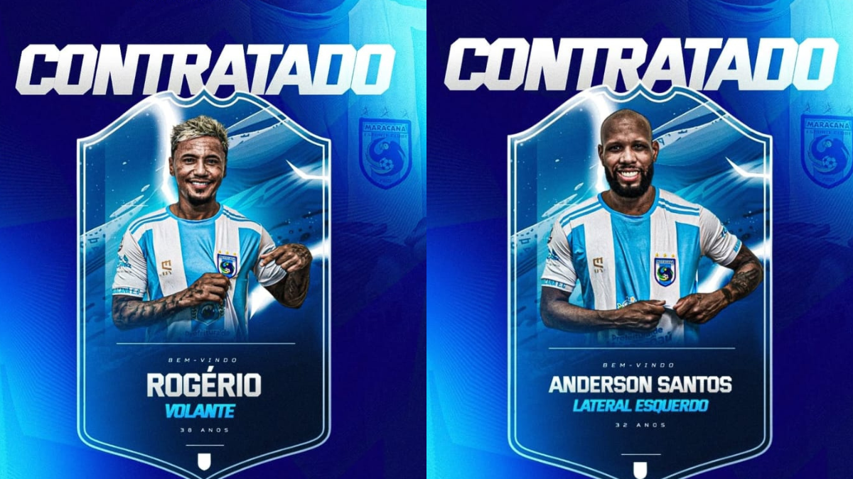 Visando a disputa da Série D, Maracanã anuncia a chegada de dois novos reforços