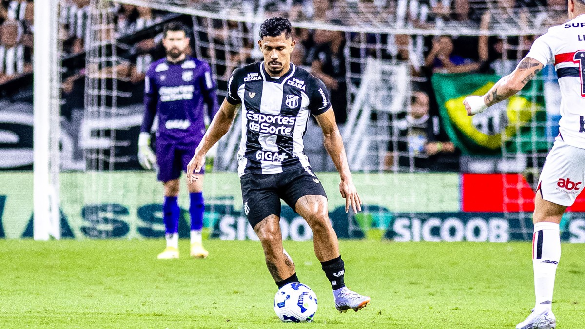 Ceará não terá o volante Fernando Sobral contra o Sport pela Série A