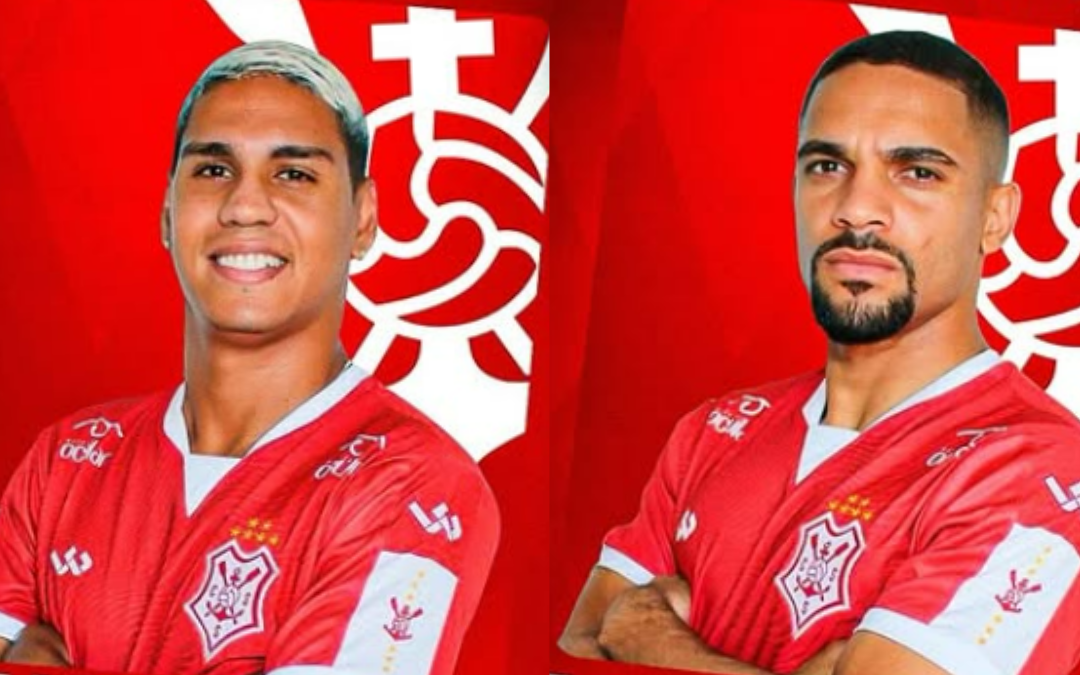 Sergipe anuncia contratação do lateral-direito Caio Ferraz e do volante Pedro Santos
