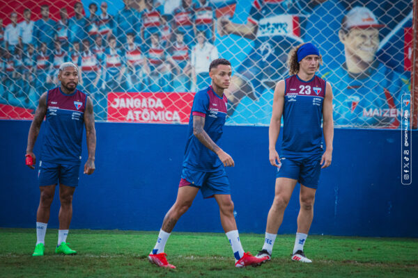 Fortaleza carrega bom retrospecto recente no Recife, palco do confronto da Copa do Brasil 1 Allanzinho - Marinho - David Luiz - Fortaleza - Pici - Treinamento