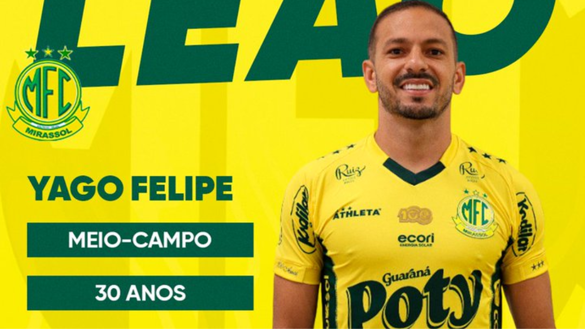 Bahia acerta empréstimo do volante Yago Felipe para o Mirassol