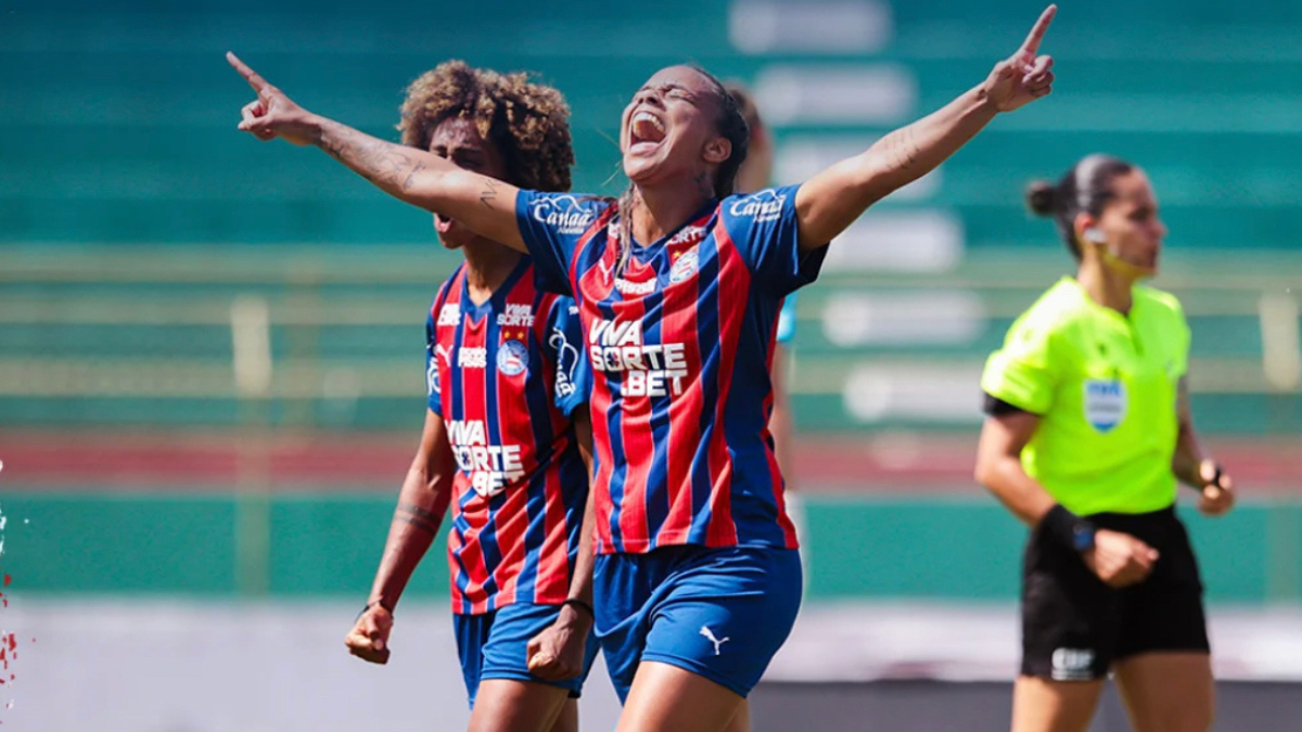 Brasileirão Feminino: Bahia vence o Fluminense e se mantém no G-8