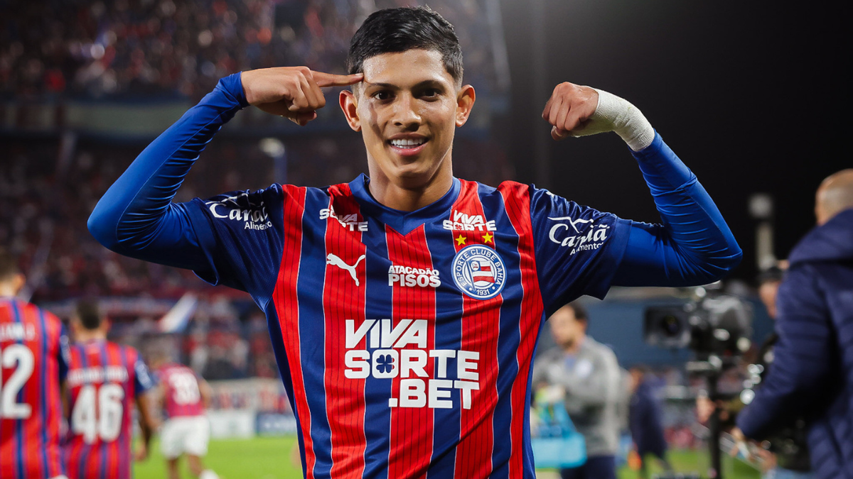 Responsável pelo triunfo do Bahia na Libertadores, Pulga celebra momento: “Marcado na minha história”