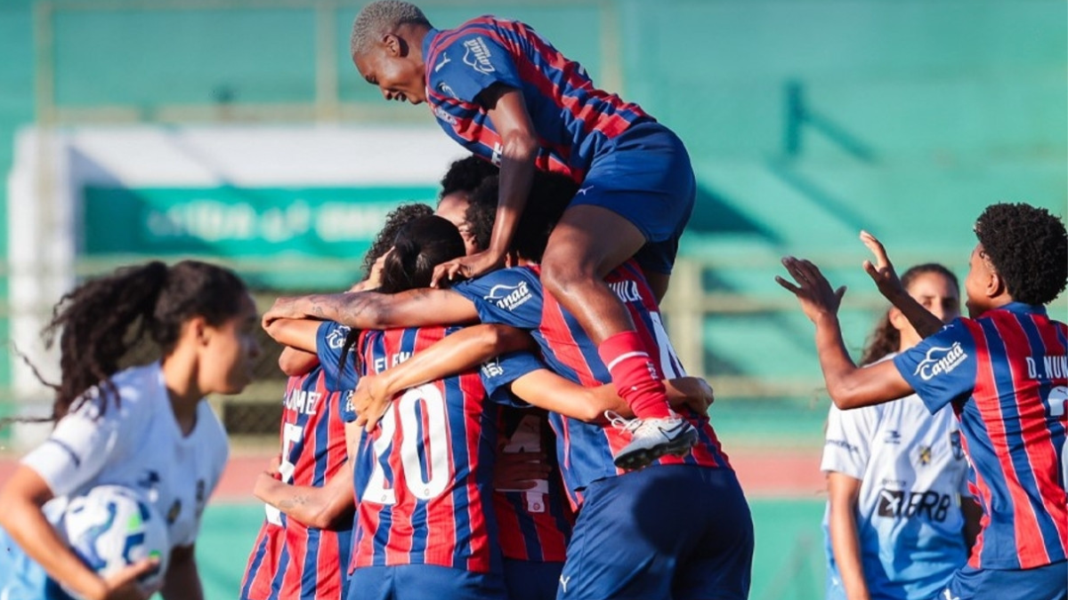 Bahia vence Real Brasília e entra no G-8 do Brasileirão Feminino