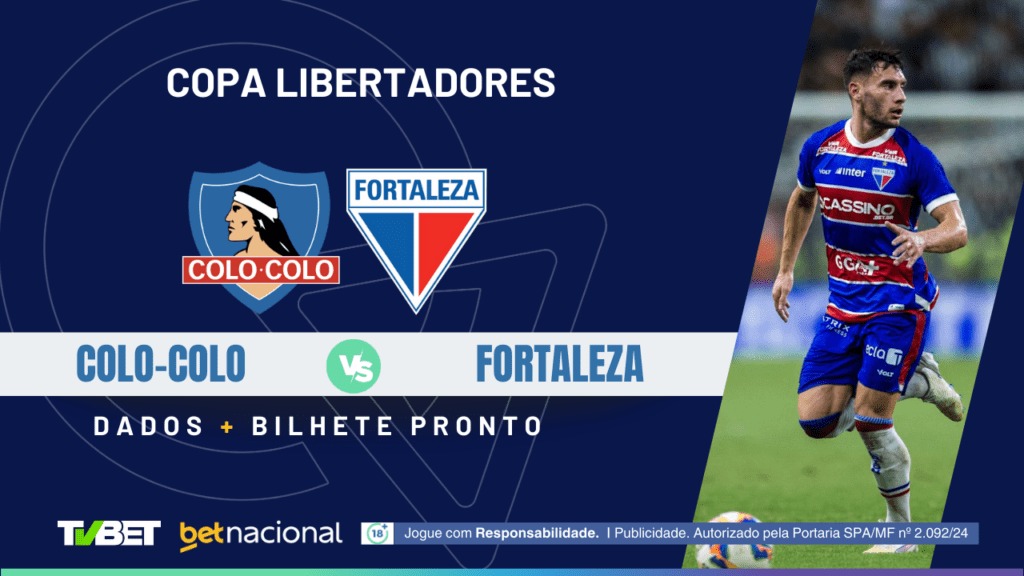Colo-Colo x Fortaleza: tempo real, onde assistir ao vivo, horário, escalações e palpites